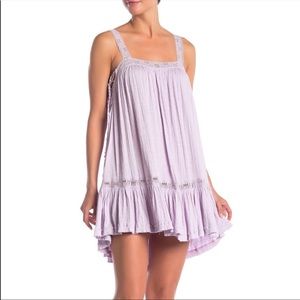Free People Sweet Thing Tunic/Dress lavender